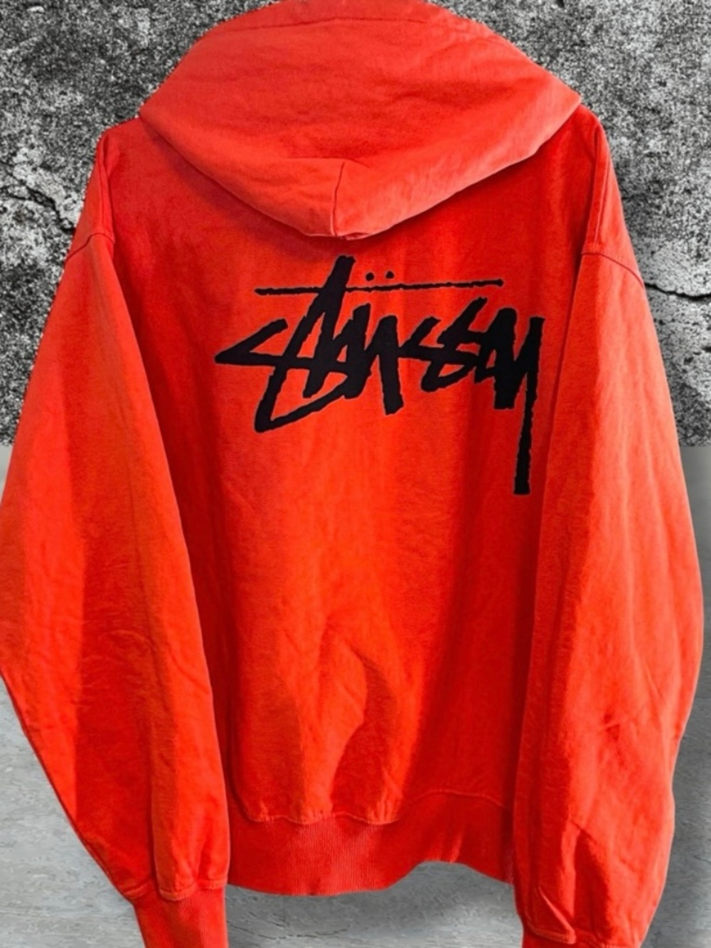 STUSSY Large InfraRed Sample Logo Hoodie, no tags •